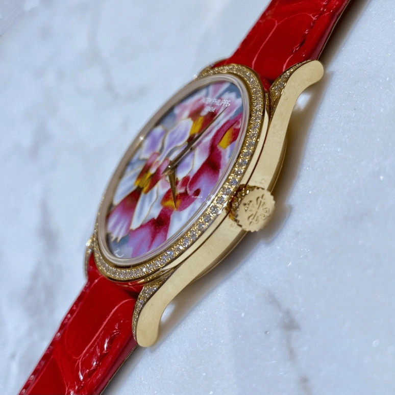 Patek Philippe,Calatrava 37mm,37mm,Rose Gold,Multi-Color,Automatic,48hours,In-house Caliber,5077,5077/100R-040
