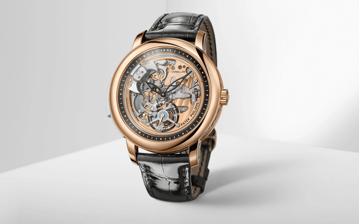 Patek Philippe,Grand Complications 42mm,42mm,White Gold,Rose Gold,Skeleton,Handwound,Tourbillon Escapement,Minute Repeater,5303R,5303R-001