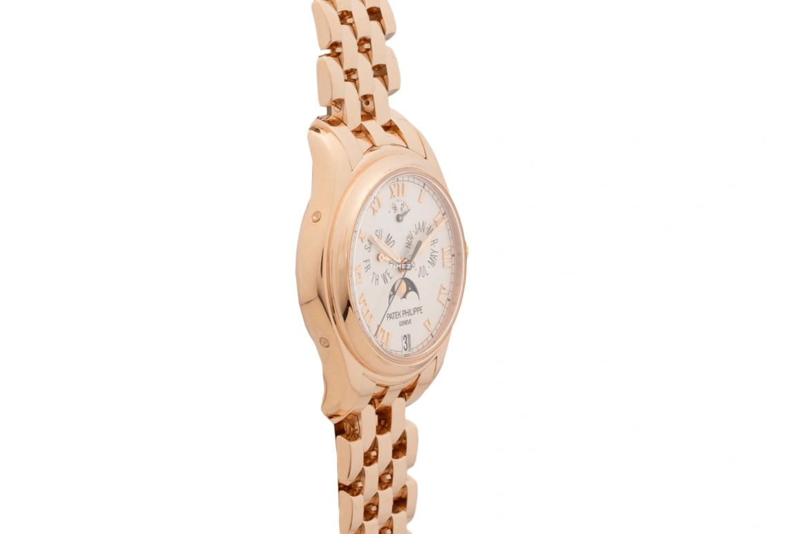 Patek Philippe,Complications 37mm,37mm,Rose Gold,White,Automatic,Moonphase,Annual Calendar,Month,Date,48hours,In-house Caliber,5036,5036/1R