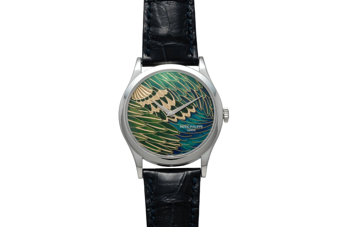 Patek Philippe,Calatrava 38mm,38mm,Platinum,Green,Automatic,48hours,In-house Caliber,5077P,5077P-089