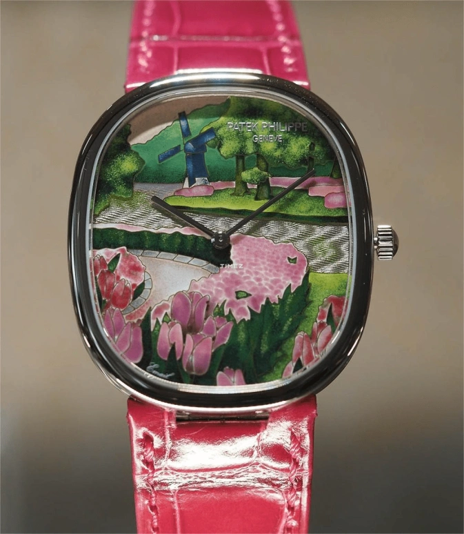Patek Philippe,Golden Ellipse ,White Gold,Pink,Green,Multi-Color,Automatic,48hours,In-house Caliber,5738,5738/50G-035