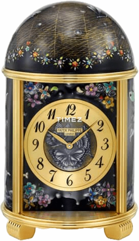 Patek Philippe,Dome Clocks ,Yellow Gold,Black,Electromechanical,In-house Caliber,Black,Colorful,20068M,20068M-001