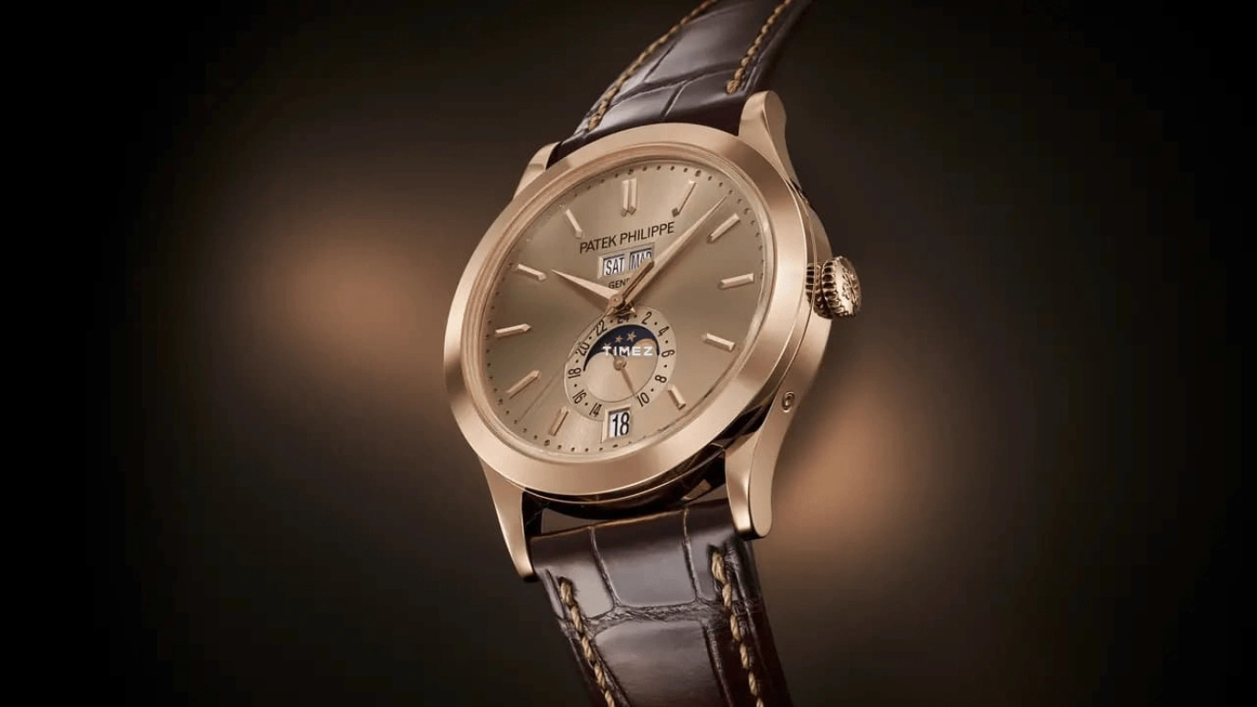 Patek Philippe,Complications 38.50mm,38.50mm,Rose Gold,Sand,Automatic,Moonphase,Annual Calendar,Month,Date,35～45hours,In-house Caliber,5396R,5396R-016