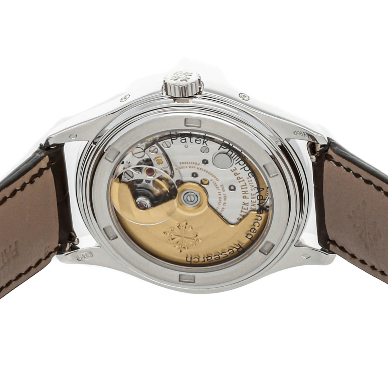 Patek Philippe,Grand Complications 39mm,39mm,Platinum,Salmon,Automatic,Moonphase,Annual Calendar,Month,Date,45hours,In-house Caliber,5450P,5450P-001