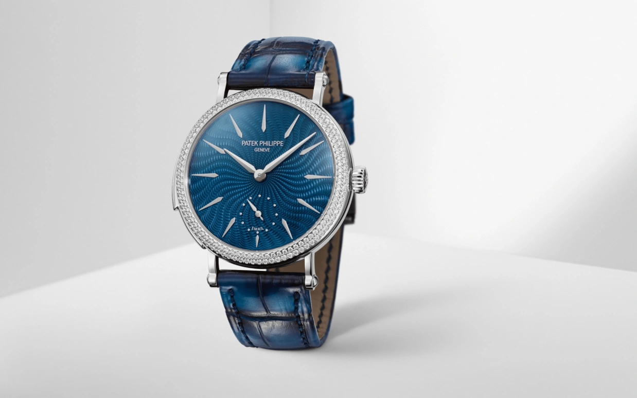 Patek Philippe,Grand Complications 36mm,36mm,White Gold,Blue,Automatic,Moonphase,Minute Repeater,7040,7040/250G-001