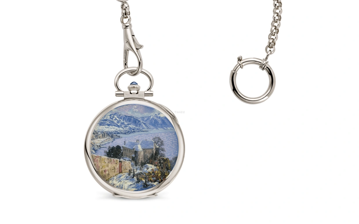 Patek Philippe,Pocket Watches ,White Gold,Blue,Handwound,42hours,In-house Caliber,992,992/184G-001