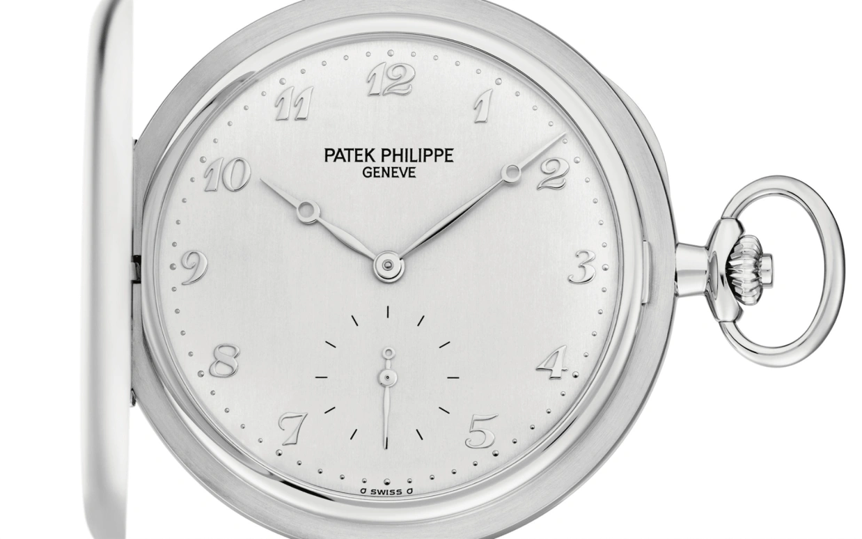 Patek Philippe,Pocket Watches 48mm,48mm,White Gold,Silver,Handwound,50hours,In-house Caliber,980G,980G-010