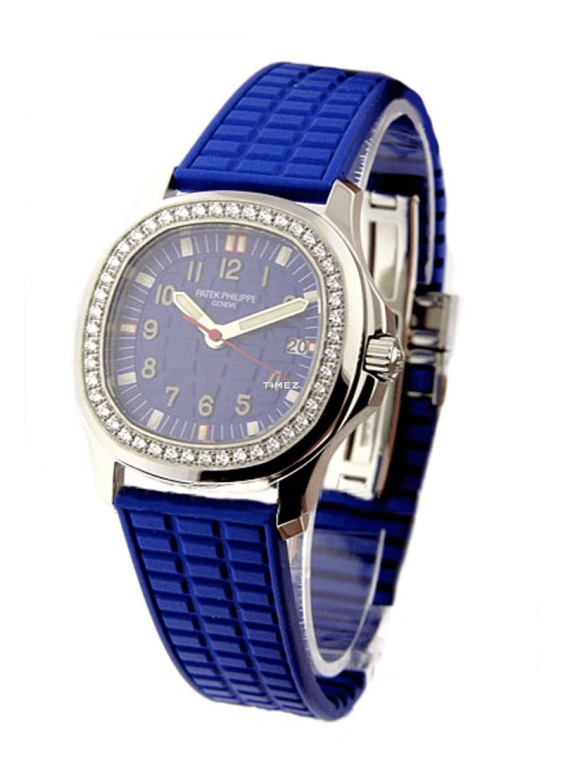 Patek Philippe,Aquanaut 36.30mm,36.30mm,Stainless Steel,Blue,Quartz,Day,In-house Caliber,5067A,5067A-014