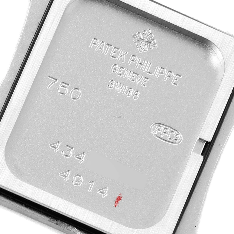 Patek Philippe,Twenty~4 30x25mm,30x25mm,White Gold,Silver,Quartz,In-house Caliber,Sapphire,Crystal Glass,4914G,4914G-001