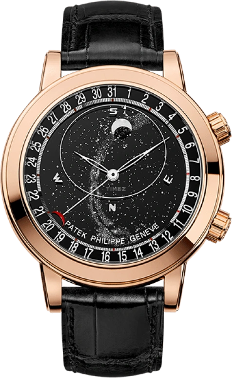 Patek Philippe,Grand Complications 44mm,44mm,Rose Gold,Black,Transparent,Automatic,Moonphase,Day,Sky Chart,JAY-Z,Jazzy,JAY Z,6102R,6102R-001