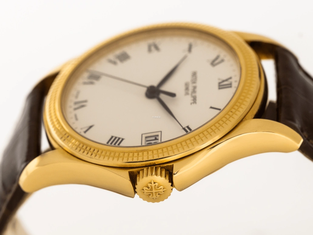 Patek Philippe,Calatrava 36.50mm,36.50mm,Yellow Gold,White,Automatic,Day,48hours,5117J,5117J-001