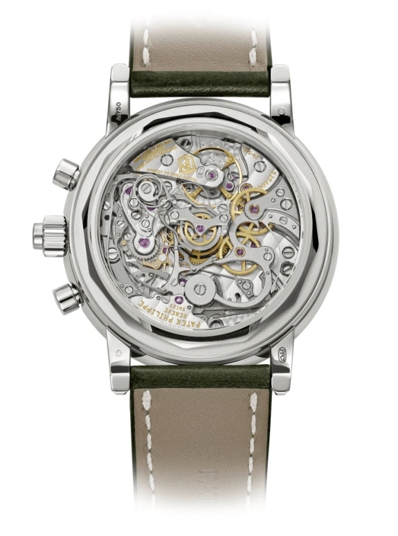 Patek Philippe,Grand Complications 40mm,40mm,White Gold,Olive Green,Handwound,Chronograph,Moonphase,Perpetual Calendar,Leap Year,65hours,In-house Caliber,5204G,5204G-001