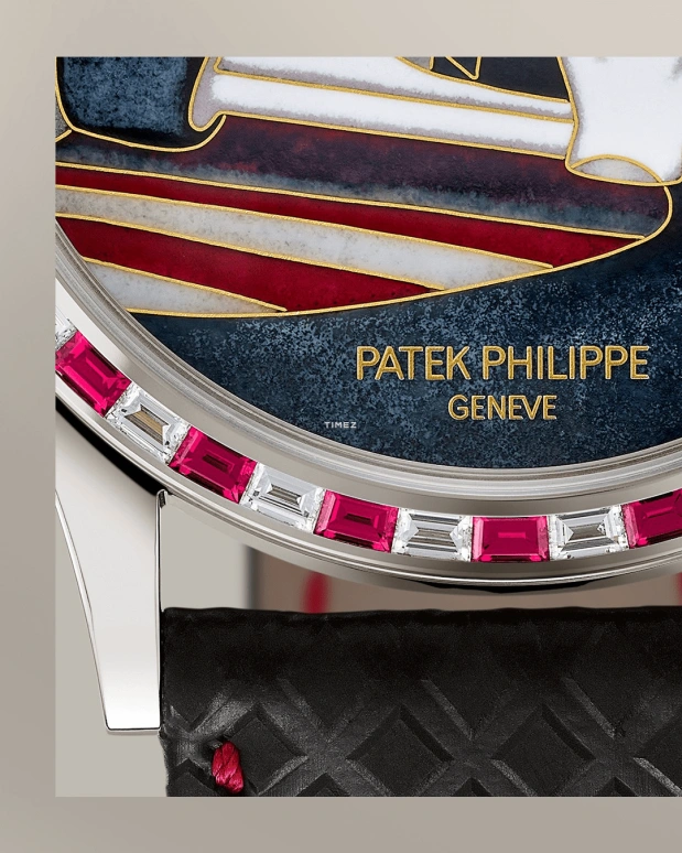 Patek Philippe,Rare Handcrafts 38.60mm,38.60mm,White Gold,Multi-Color,Automatic,48hours,In-house Caliber,5077,5077/355G