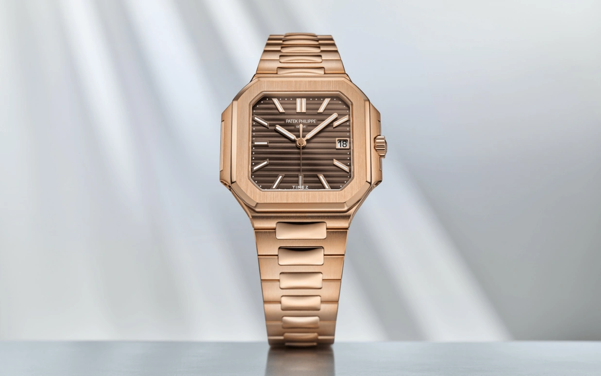 Patek Philippe,Cubitus 40mm,40mm,Rose Gold,Brown,Automatic,Day,45hours,7128,7128/1R-001