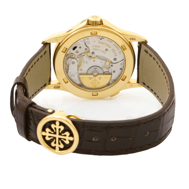 Patek Philippe,Complications 37mm,37mm,Yellow Gold,Silver,Automatic,World Time,Day / Night Indication,5110J,5110J-001