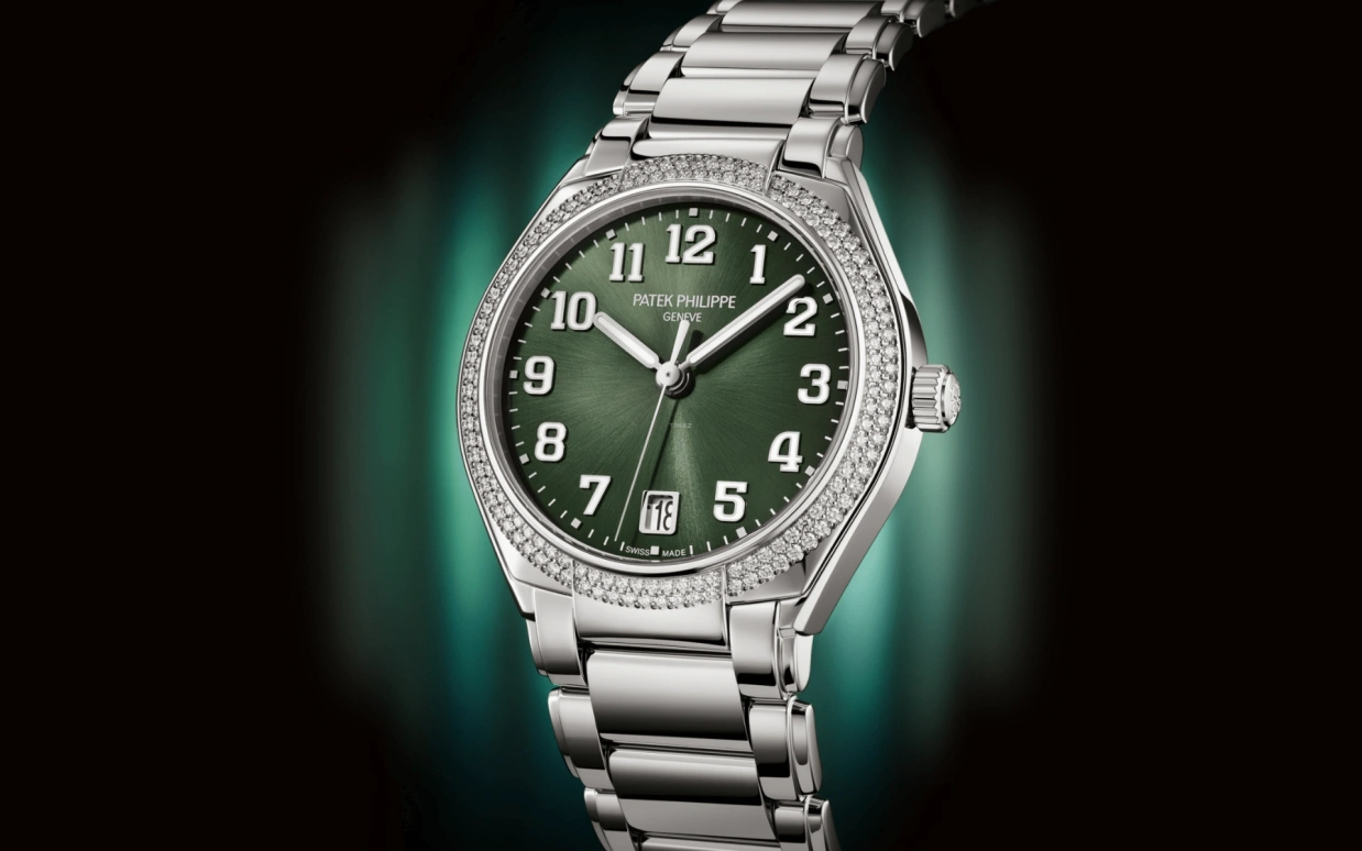 Patek Philippe,Twenty~4 36mm,36mm,Stainless Steel,Green,Automatic,Day,45hours,7300,7300/1200A-011