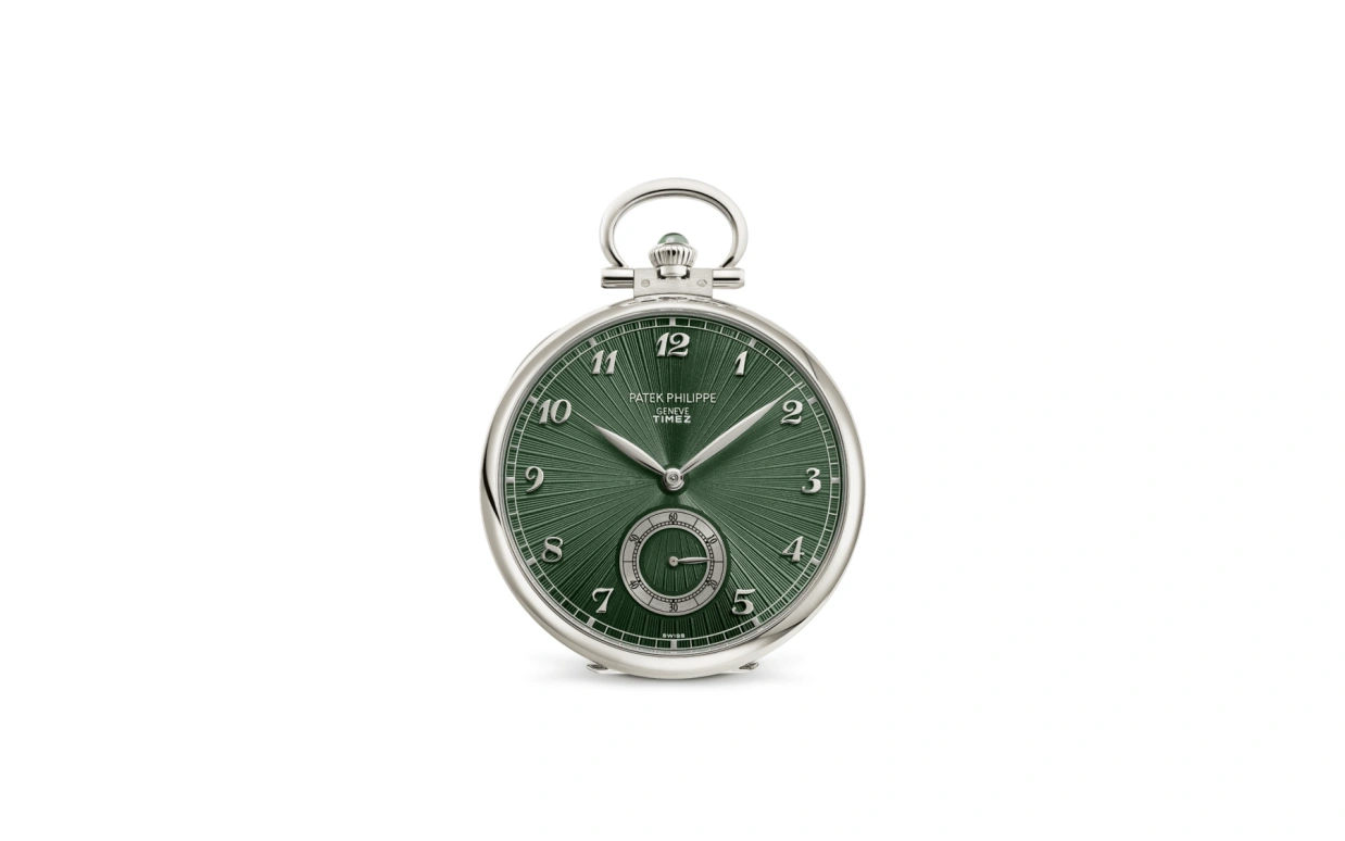 Patek Philippe,Pocket Watches ,White Gold,Green,Handwound,42hours,In-house Caliber,992,992/185G-001