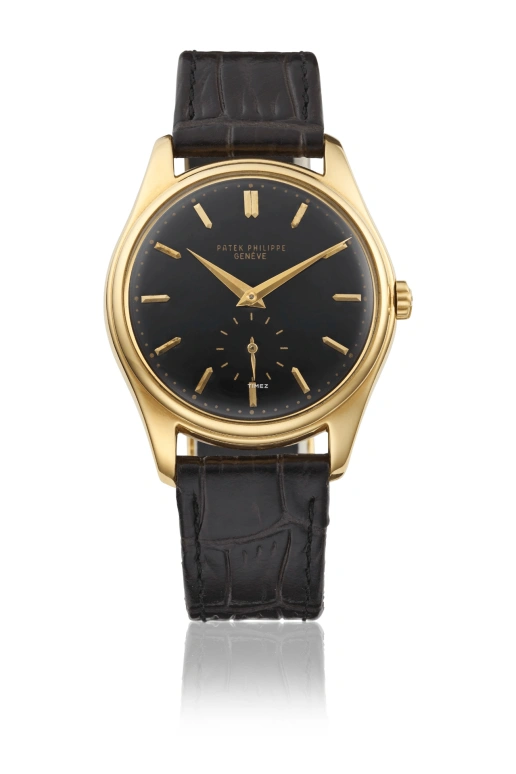 Patek Philippe,Calatrava 35mm,35mm,Yellow Gold,Black,Automatic,In-house Caliber,Round,2526J Black