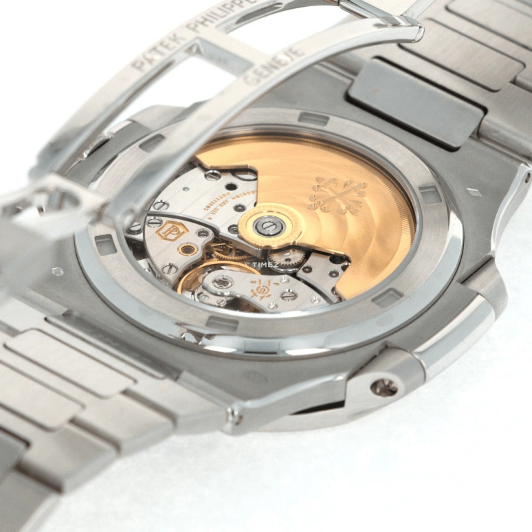 Patek Philippe,Nautilus 40mm,40mm,Platinum,White,Automatic,Day,45hours,5711,5711/112P-010