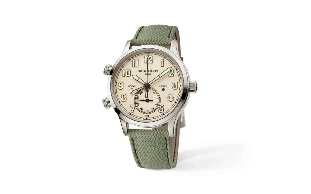 Patek Philippe,Calatrava 42mm,42mm,White Gold,White,Automatic,Day,Dule Time,Day / Night Indication,5524G,5524G-010