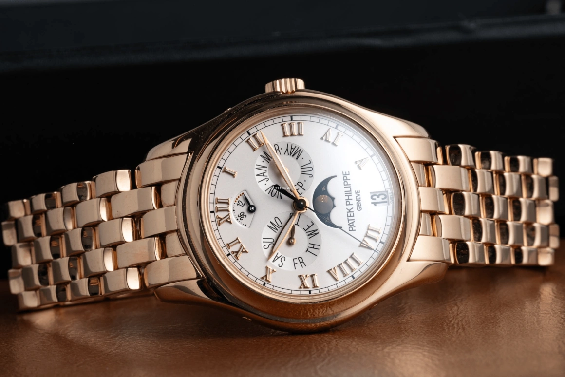 Patek Philippe,Complications 37mm,37mm,Rose Gold,White,Automatic,Moonphase,Annual Calendar,Month,Date,48hours,In-house Caliber,5036,5036/1R