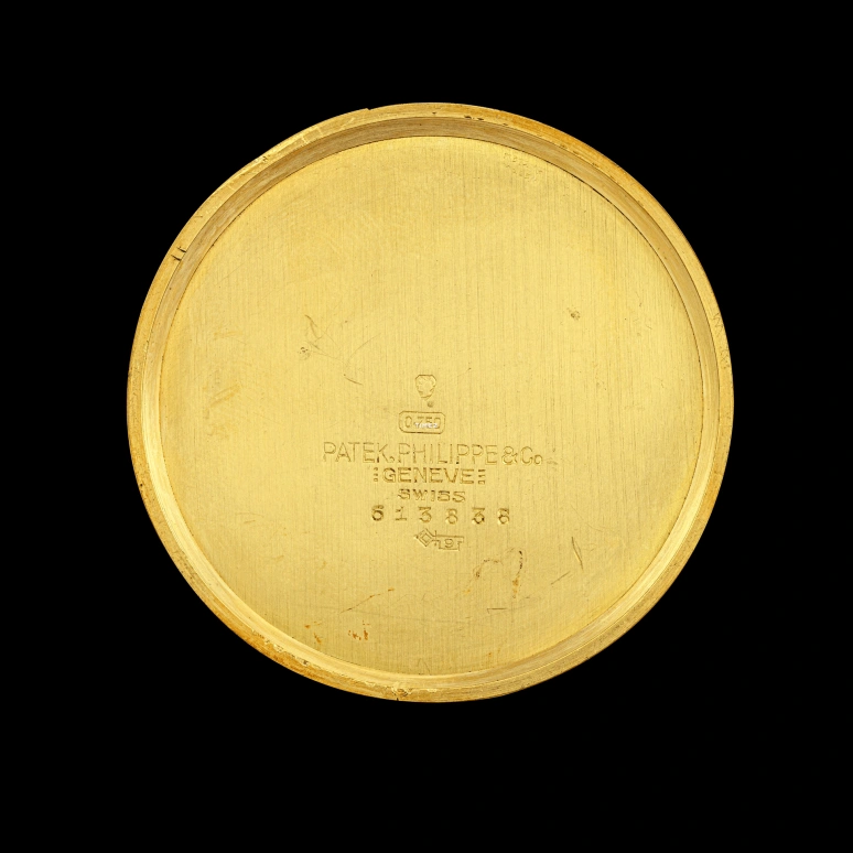 Patek Philippe,Pocket Watches 44mm,44mm,Yellow Gold,Silver White,Handwound,Sapphire,Round,600J