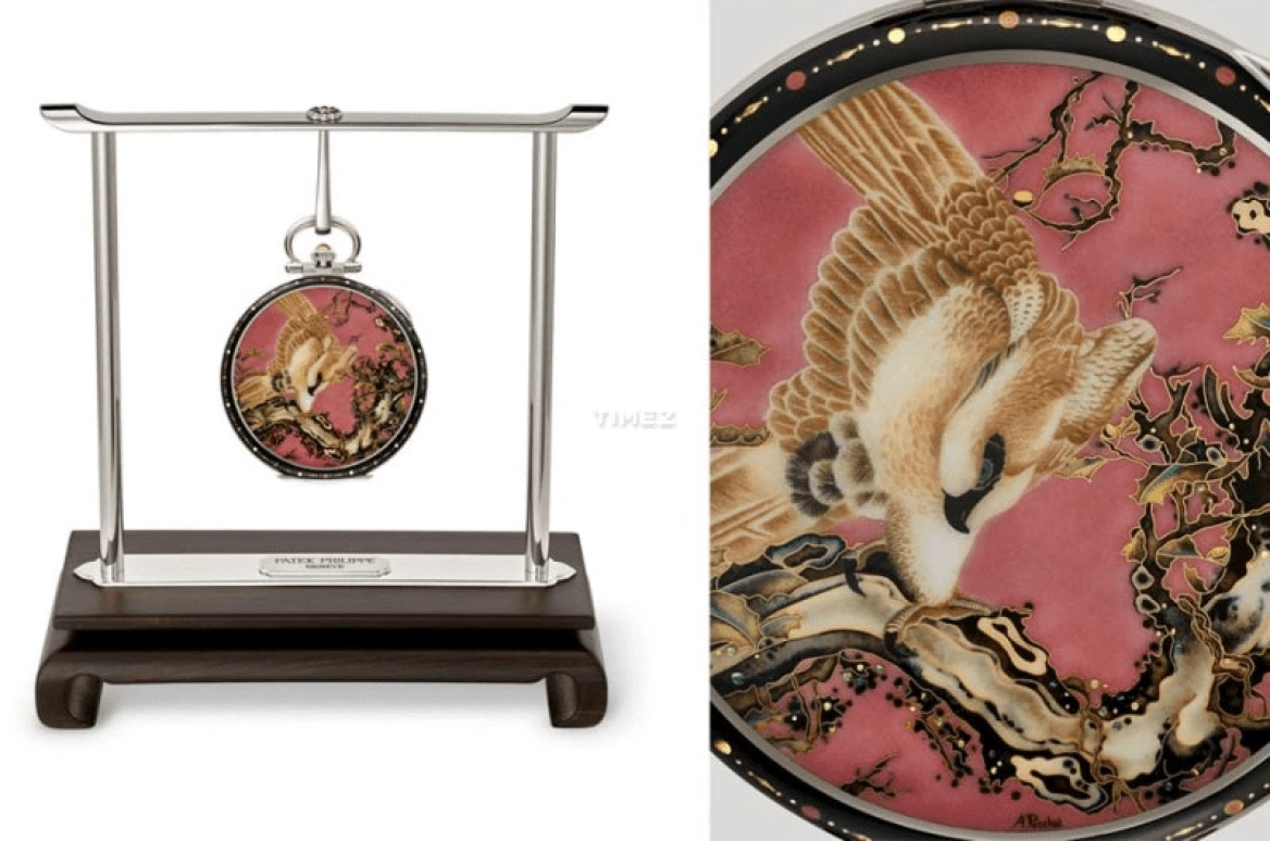 Patek Philippe,Pocket Watches 38.65mm,38.65mm,White Gold,Red,Multi-Color,Handwound,42hours,In-house Caliber,995,995/135G-001