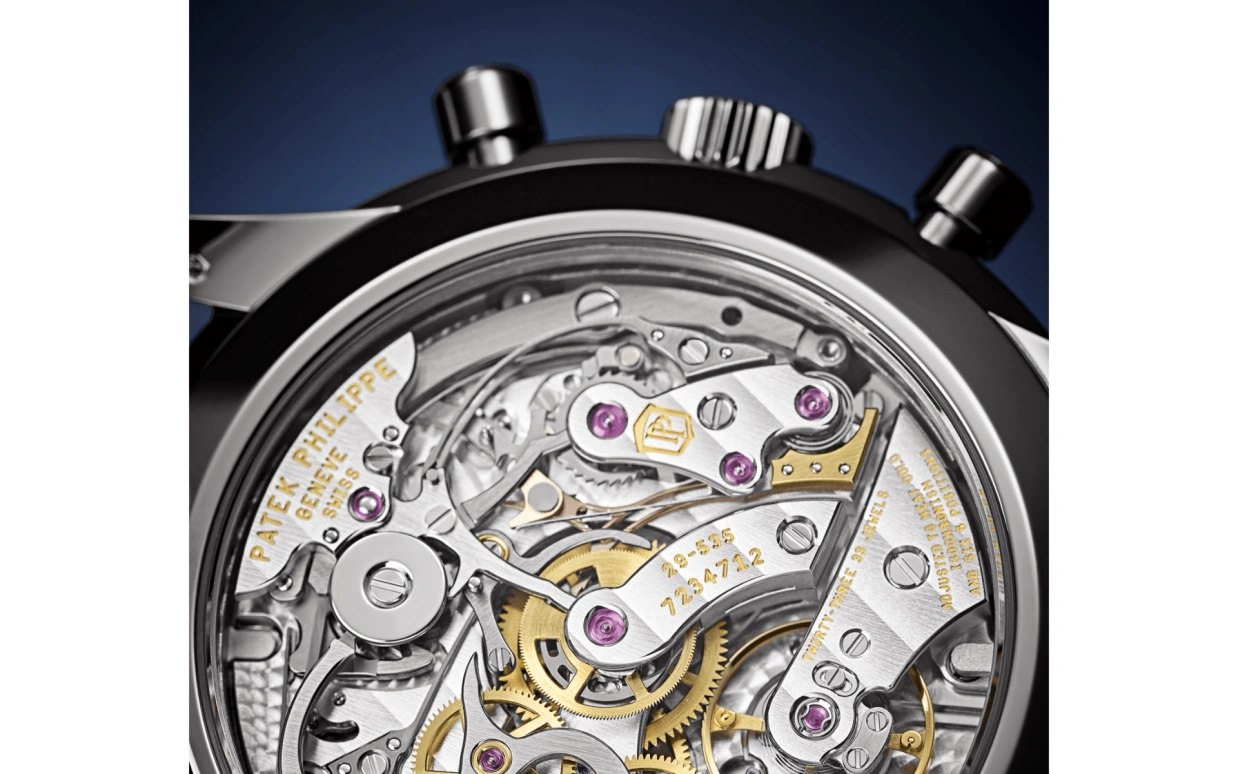 Patek Philippe,Complications 41mm,41mm,White Gold,Blue,Handwound,Chronograph,Column Wheel,5172G,5172G-001