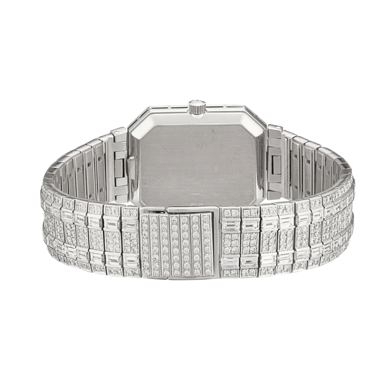 Patek Philippe,Other 27mm,27mm,White Gold,Silver,Handwound,44hours,In-house Caliber,3994,3994/12WG