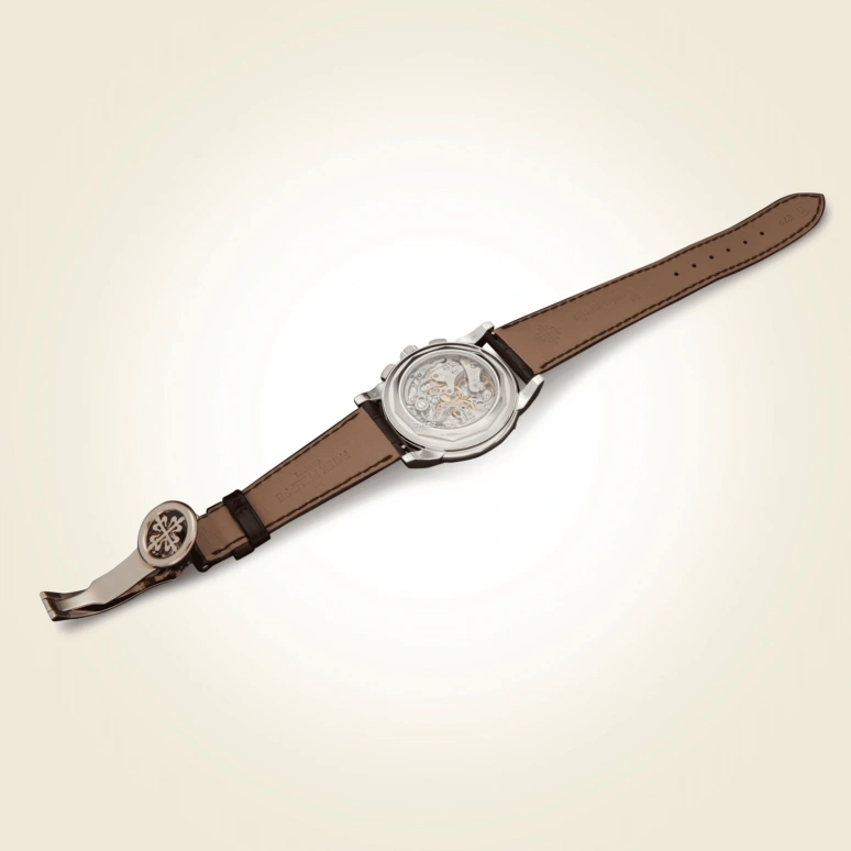 Patek Philippe,Grand Complications 40mm,40mm,White Gold,Salmon,Handwound,Chronograph,Moonphase,Perpetual Calendar,Leap Year,60hours,In-house Caliber,5970G,5970G-019