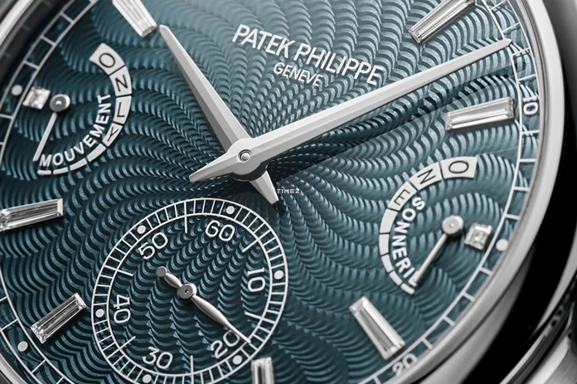 Patek Philippe,Gondolo 44.80mm,44.80mm,Stainless Steel,Blue,Green,Handwound,Power Reserve Indicator,Minute Repeater,Grande Sonnerie,Petite Sonnerie,72hours,In-house Caliber,6301A,6301A-010