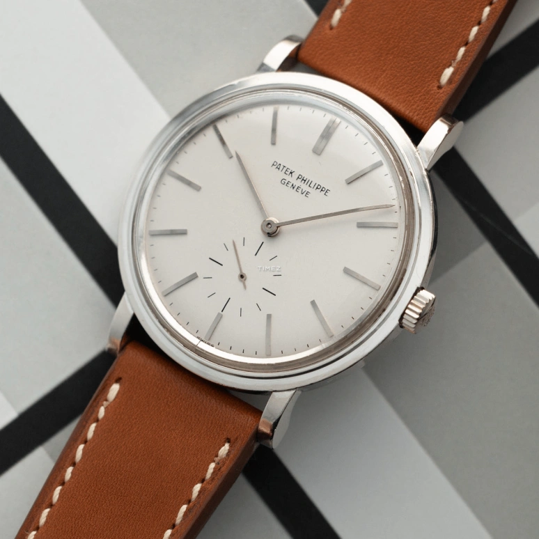 Patek Philippe,Calatrava 35mm,35mm,White Gold,White,Automatic,Sapphire,Round,3429G