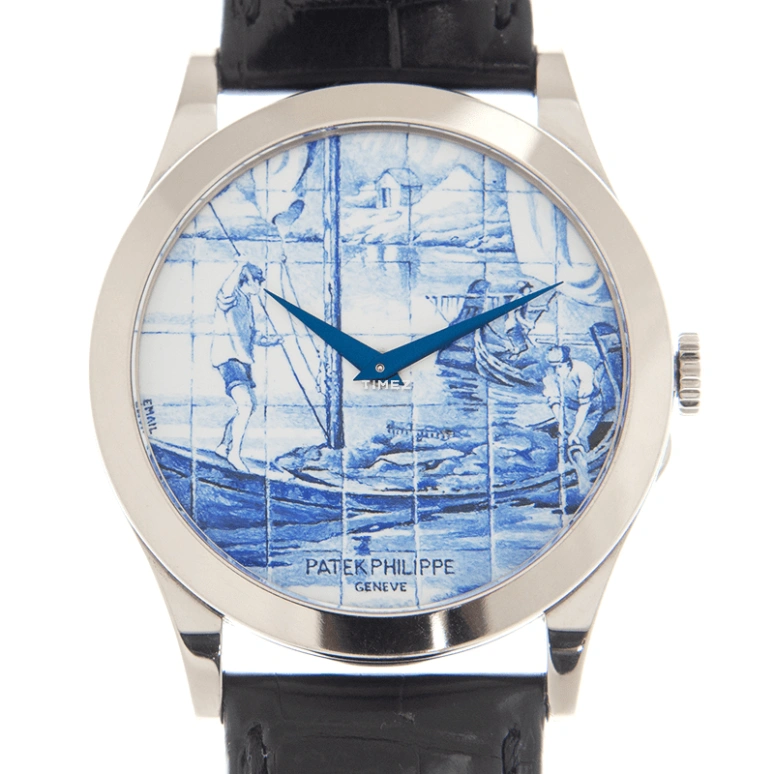Patek Philippe,Calatrava 38.60mm,38.60mm,White Gold,Blue,Automatic,48hours,In-house Caliber,5089G,5089G-062