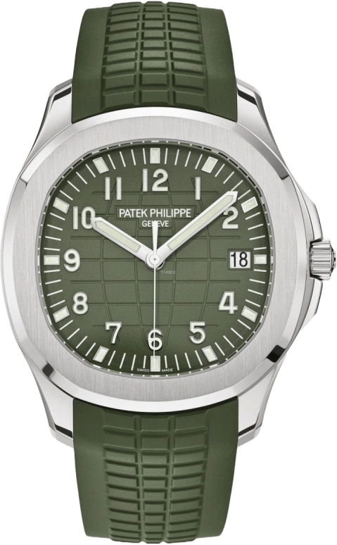 Patek Philippe,Aquanaut 42.20mm,42.20mm,White Gold,Green,Automatic,45hours,In-house Caliber,Tom Holland,Wilber Pan,Will pan,5168G,5168G-010
