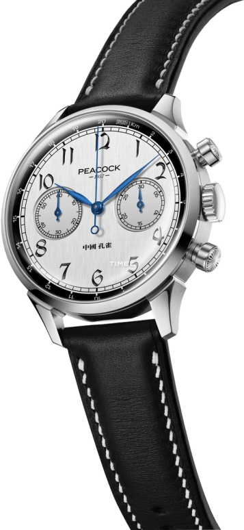 Peacock,Perfection Classic 38.50mm,38.50mm,Stainless Steel,Silver,Handwound,Chronograph,38hours,PCG0201,PCG0201.01
