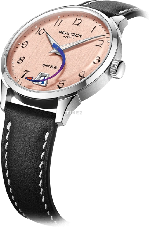 Peacock,Treasured 38.50mm,38.50mm,Stainless Steel,Pink,Automatic,Day,38hours,PCG0202,PCG0202.02