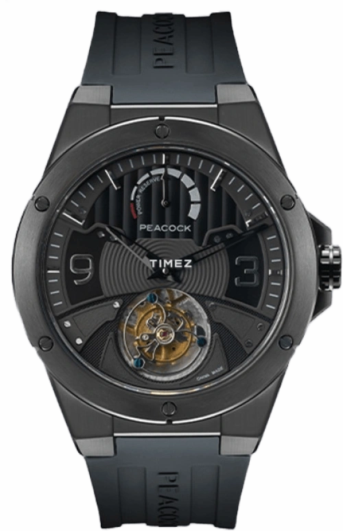 Peacock,Other 43mm,43mm,Stainless Steel,Black,Automatic,Tourbillon,Sapphire,Crystal Glass,P509,P509-4