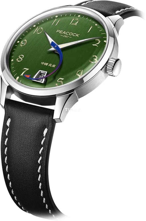 Peacock,Treasured 38.50mm,38.50mm,Stainless Steel,Green,Automatic,Day,38hours,PCG0202,PCG0202.04