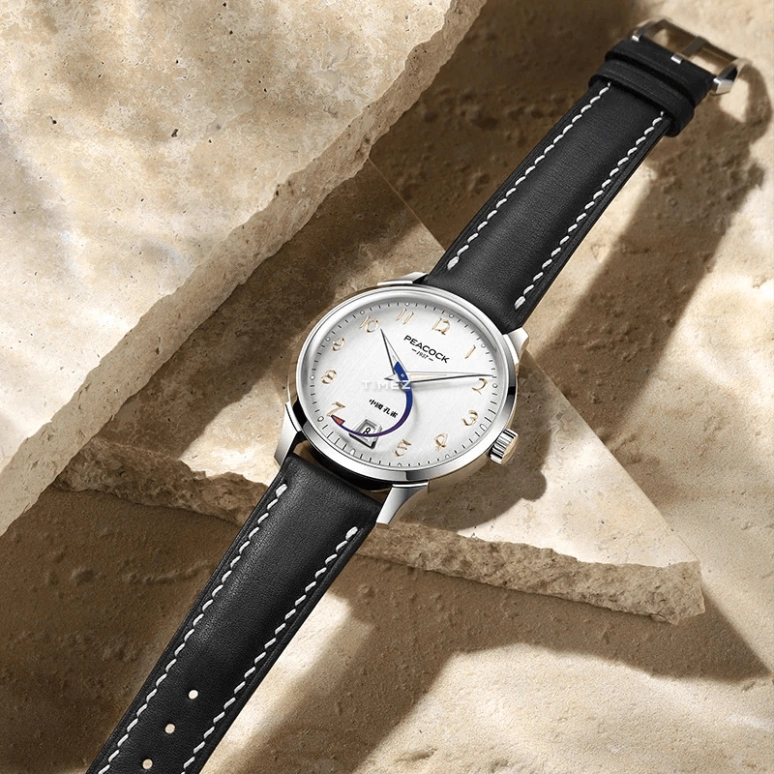 Peacock,Treasured 38.50mm,38.50mm,Stainless Steel,Silver,Automatic,Day,38hours,PCG0202,PCG0202.03