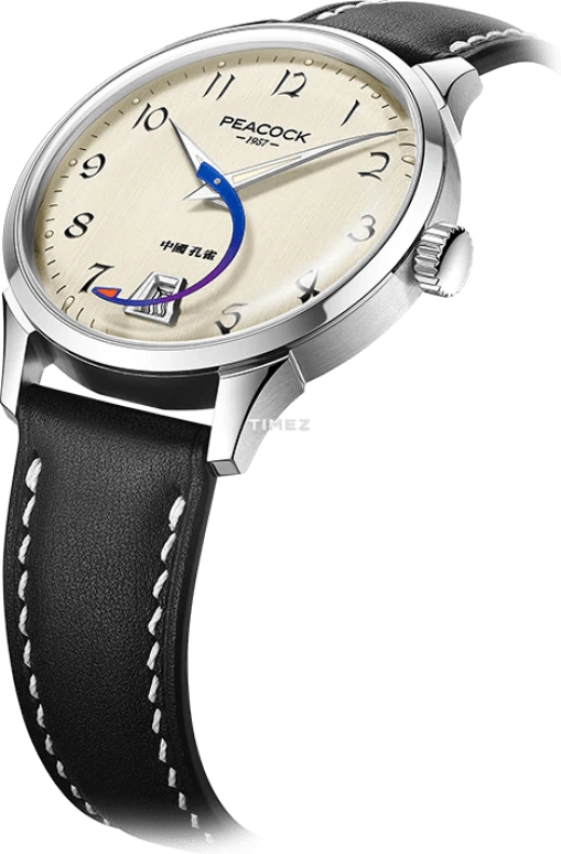 Peacock,Treasured 38.50mm,38.50mm,Stainless Steel,Cream,Automatic,Day,38hours,PCG0202,PCG0202.01