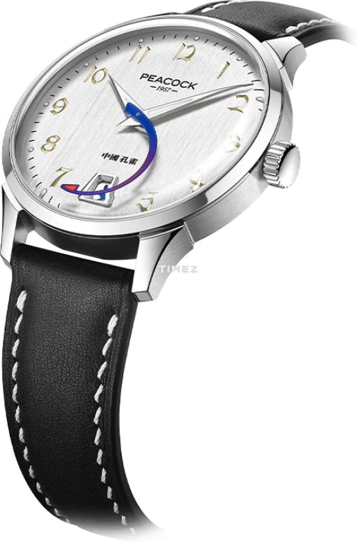 Peacock,Treasured 38.50mm,38.50mm,Stainless Steel,Silver,Automatic,Day,38hours,PCG0202,PCG0202.03
