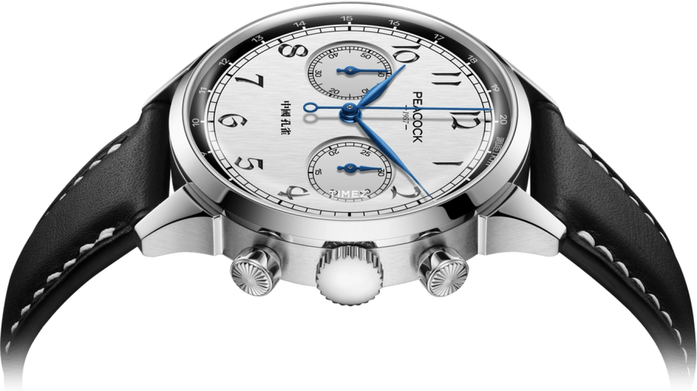 Peacock,Perfection Classic 38.50mm,38.50mm,Stainless Steel,Silver,Handwound,Chronograph,38hours,PCG0201,PCG0201.01