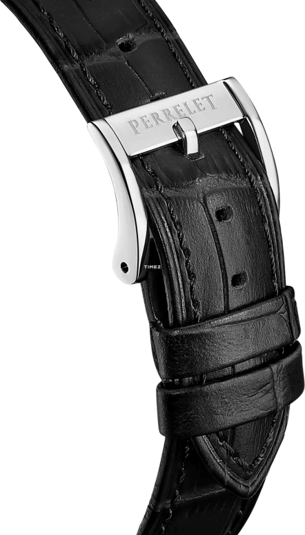 Perrelet,Weekend 39mm,39mm,Stainless Steel,Green,Automatic,Day,Dule Time,GMT,A1304,A1304/C