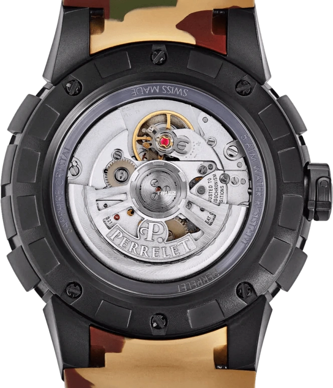 Perrelet,Turbine 44mm,44mm,Stainless Steel,Multi-Color,Automatic,42hours,In-house Caliber,A1400,A1400/1