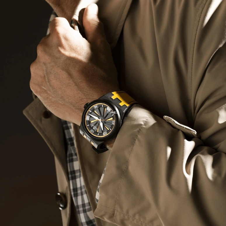 Perrelet,Turbine 45.50mm,45.50mm,Carbon,Polycarbonate,Stainless Steel,Yellow,Black,Automatic,42hours,In-house Caliber,A4065,A4065/7