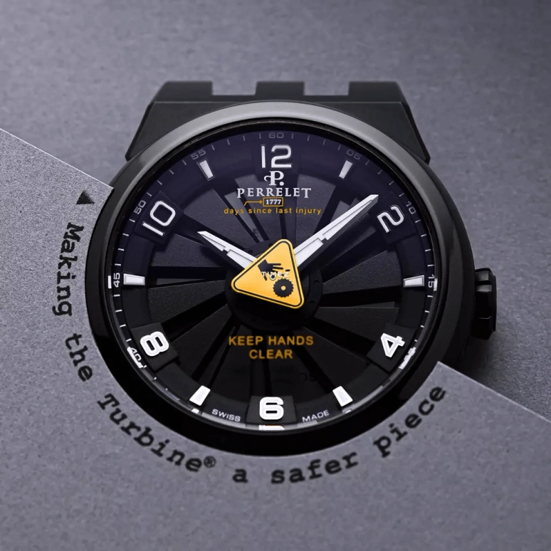 Perrelet,Turbine 41mm,41mm,Titanium,Black,Automatic,42hours,In-house Caliber,A4067,A4067/S3