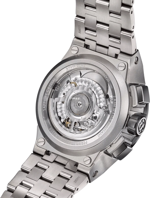 Perrelet,Turbine 41mm,41mm,Titanium,Grey,Black,Automatic,Chronograph,Day,A4072,A4072/3
