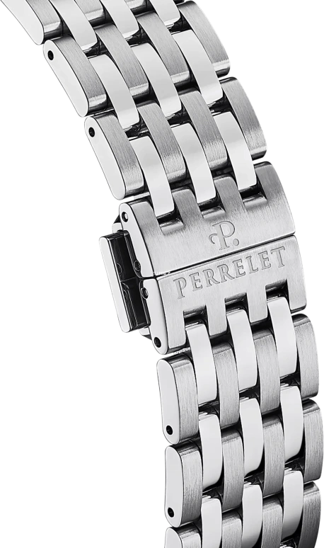 Perrelet,Weekend 39mm,39mm,Stainless Steel,Green,Automatic,Day,42hours,A1300,A1300/D