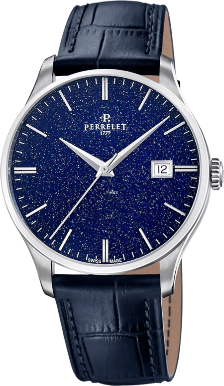 Perrelet,Weekend 39mm,39mm,Stainless Steel,Blue,Automatic,Day,42hours,A1300,A1300/H