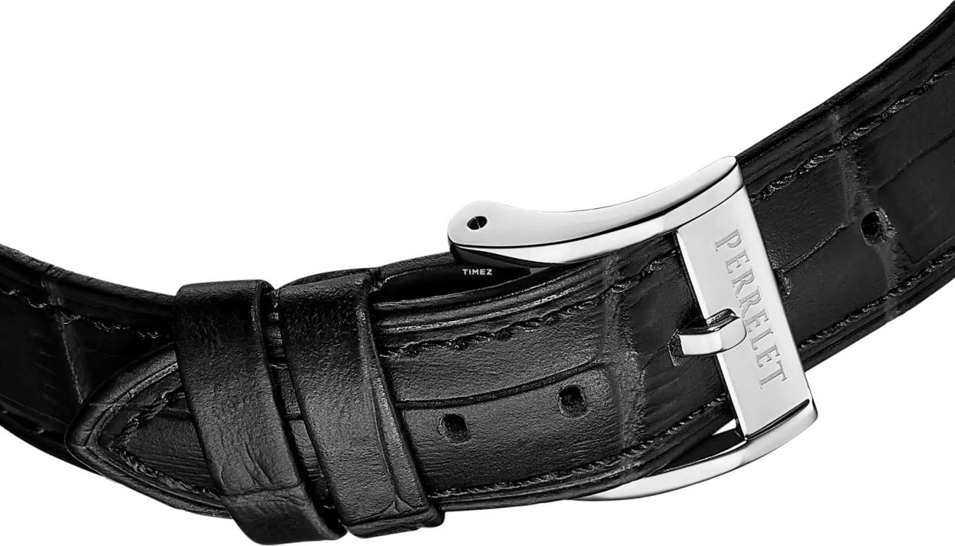Perrelet,Weekend 39mm,39mm,Stainless Steel,Green,Automatic,Day,Dule Time,GMT,A1304,A1304/8
